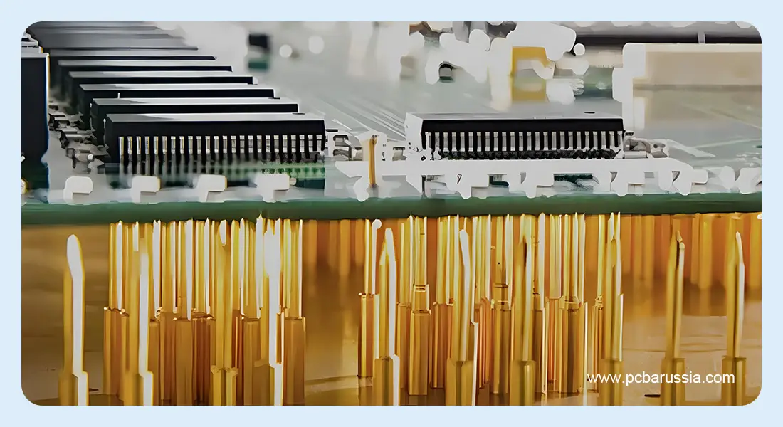 Плита с контактными штырями