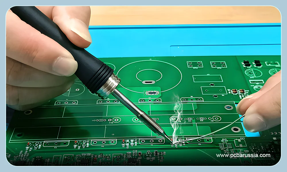 пайку SMD-Ручная пайка SMD с помощью паяльника