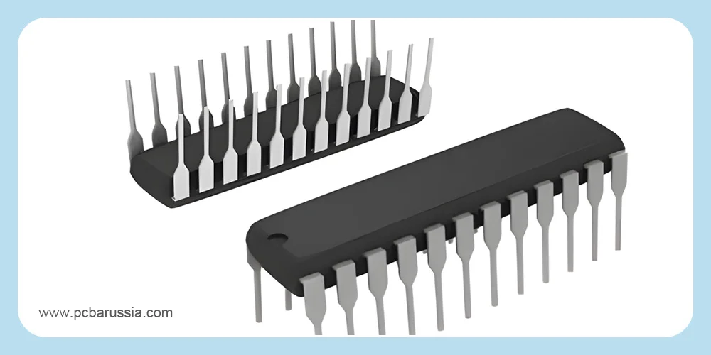 корпус микросхемы-DIP (двойной линейный корпус)